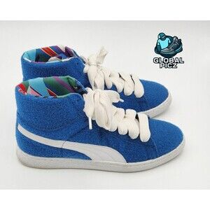 Puma Dee & Ricky x Basket Mid Blue White Sneakers Mens size 9